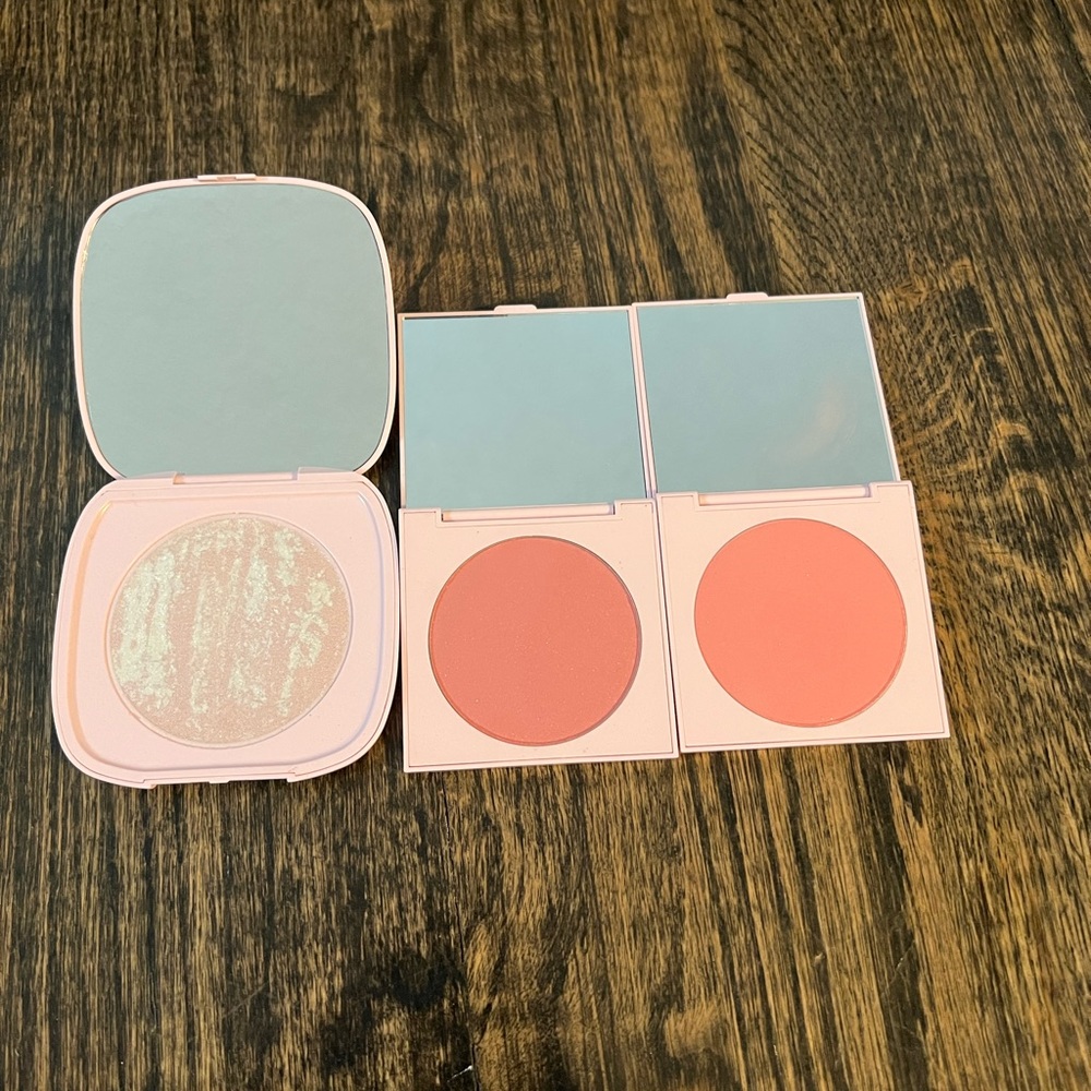 Highlighter and Pressed Powder Blushes